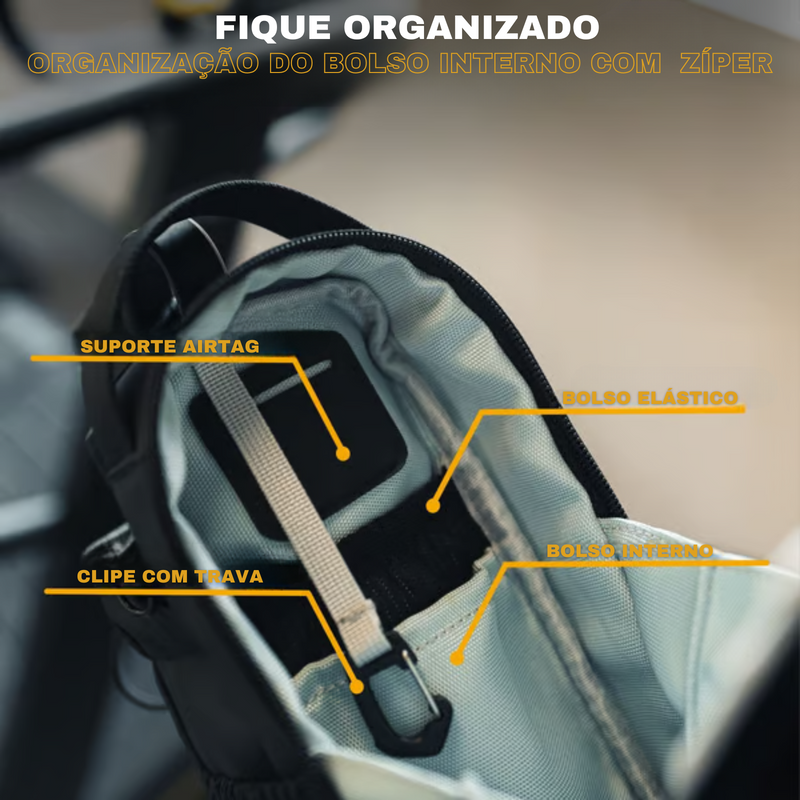 Bolsa Magnética para Academia SteelPack - Mãos Livres Com Segurança