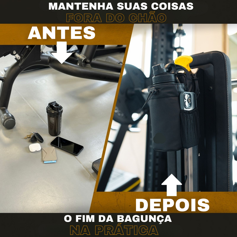 Bolsa Magnética para Academia SteelPack - Mãos Livres Com Segurança