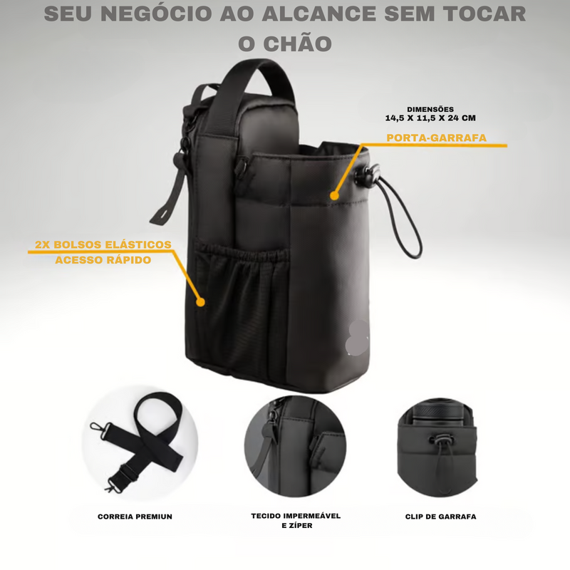 Bolsa Magnética para Academia SteelPack - Mãos Livres Com Segurança