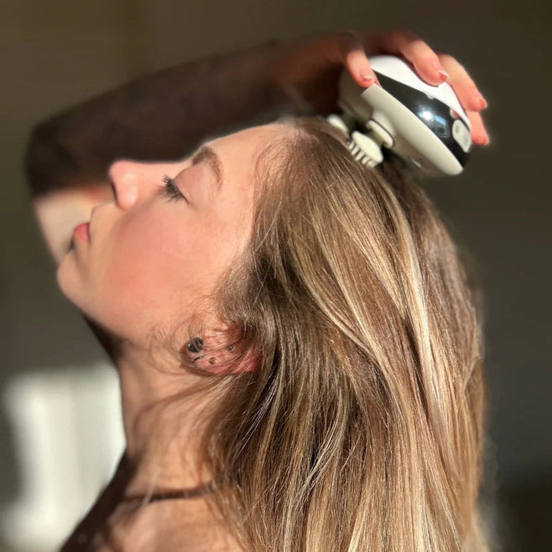 Massageador Elétrico para Couro Cabeludo - Renova HairPro - [Revitalize e Relaxe]