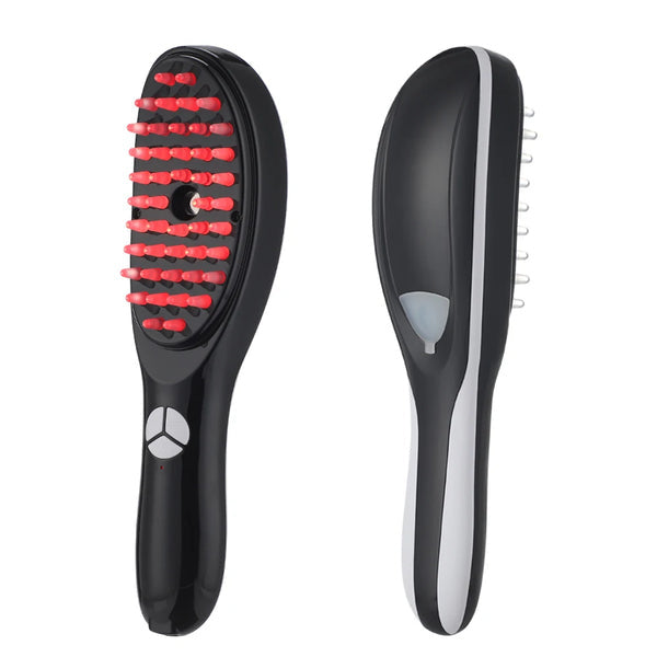 Escova LED Cuidado Capilar 4 em 1 - HairGlow Pro™ [Seu Cabelo Cuidado com Carinho]