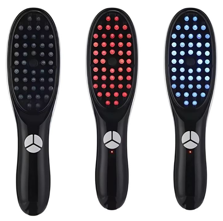 Escova LED Cuidado Capilar 4 em 1 - HairGlow Pro™ [Seu Cabelo Cuidado com Carinho]