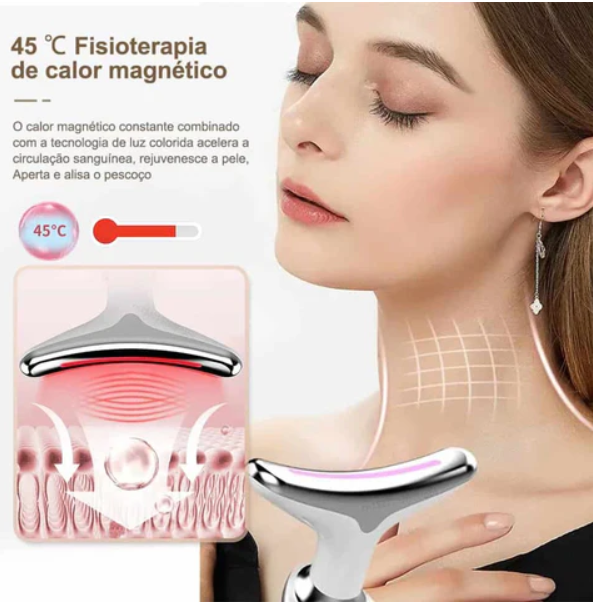 Rejuvenescedor para rosto + pescoço + colo - GlowPro Led 2.0 - [Cuidando com Carinho]