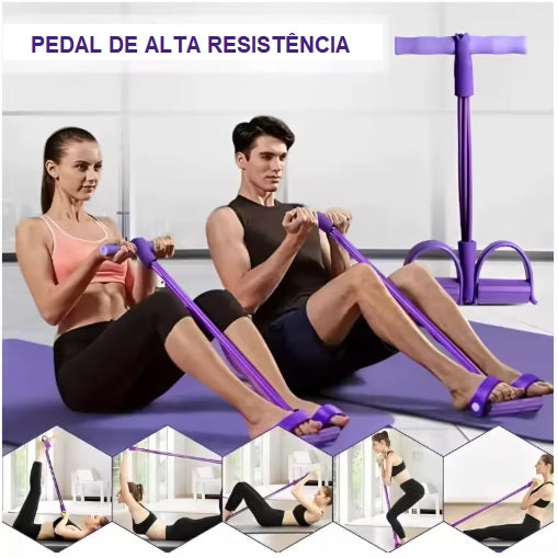 Elástico de Treino Caseiro - Moviflex - [Movimento Fácil e Versátil]