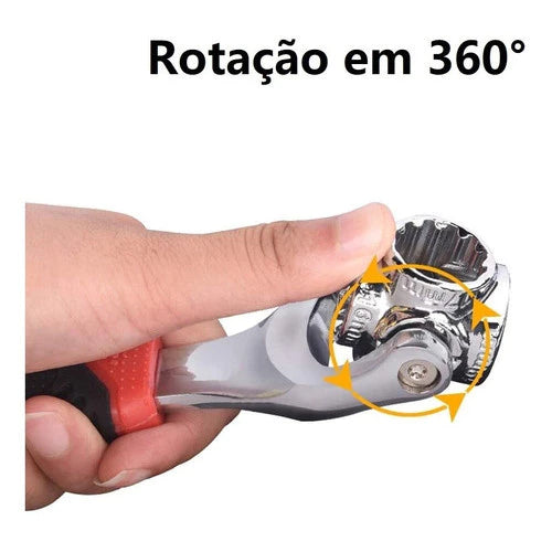 Chave Universal em Aço Carbono 48 em 1 - PowerGrip™ - [Praticidade e Robustes]