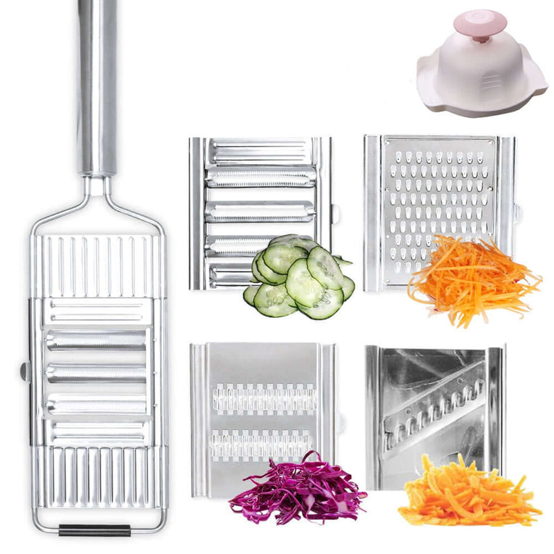 Ralador Profissional de Legumes Ralamax Multiuso Com 4 Lâminas - TurboChef™ - [Agilidade com Qualidade]