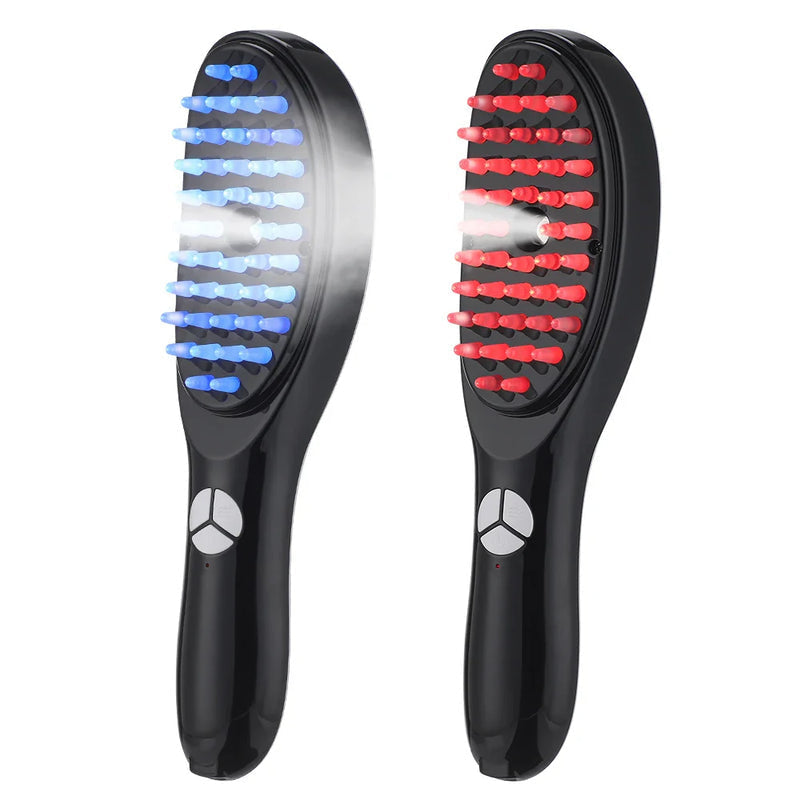 Escova LED Cuidado Capilar 4 em 1 - HairGlow Pro™ [Seu Cabelo Cuidado com Carinho]